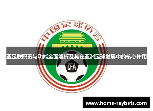 亚足联职责与功能全面解析及其在亚洲足球发展中的核心作用